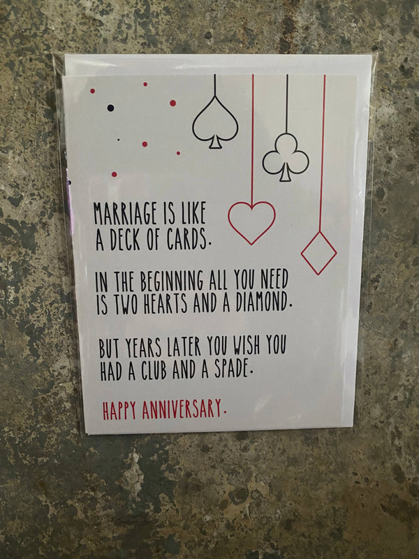 Deck of Cards Greeting Card
