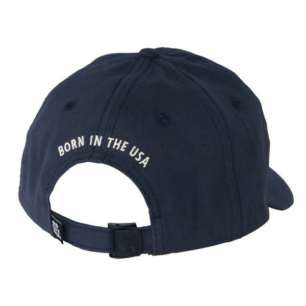 Old guys rule Born in the USA Baseball Cap (Navy)