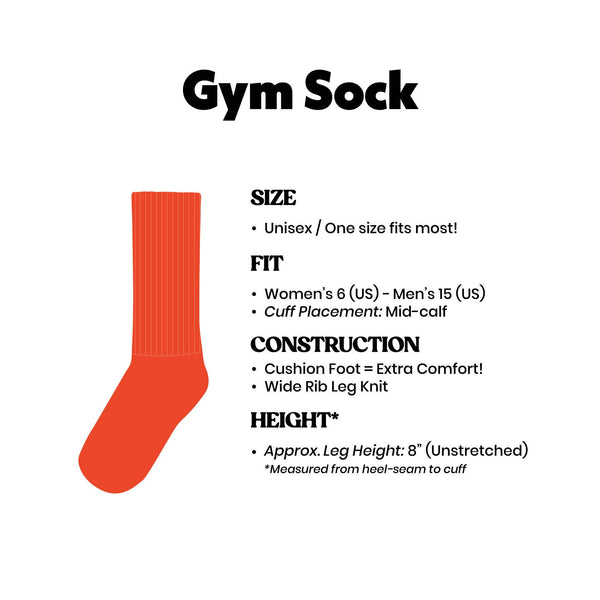 Rad Dad Gym Crew Socks