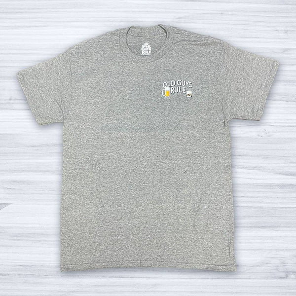 Old guys rule Glasses alcohol graphite heather shirt