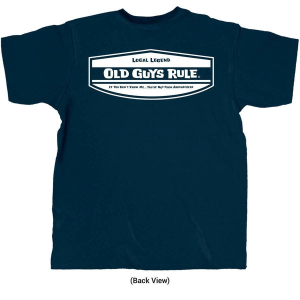 Old guys rule Local Legend navy shirt