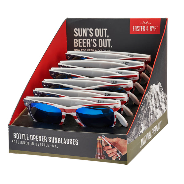 Bottle Opener Sunglasses - Americana