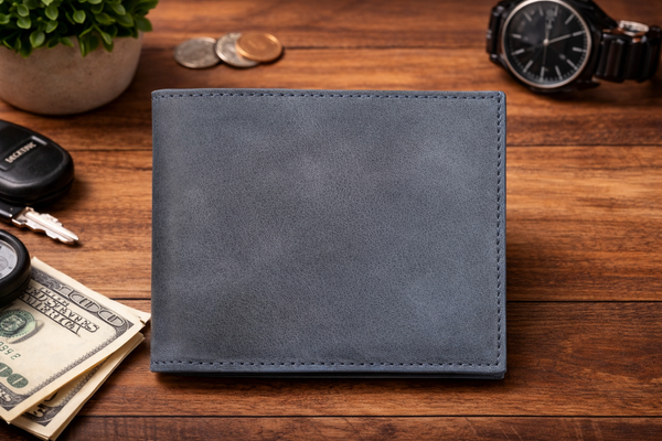 Leather Wallet, Premium Genuine Leather Bifold Wallet