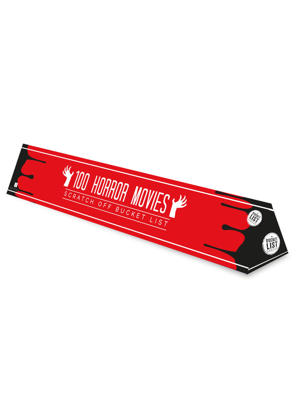 100 Horror Movies Scratch Poster