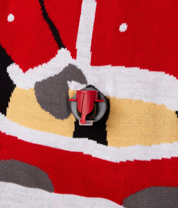 Jolly Juice Dispenser Sweater - Men's Naughty Christmas Knit