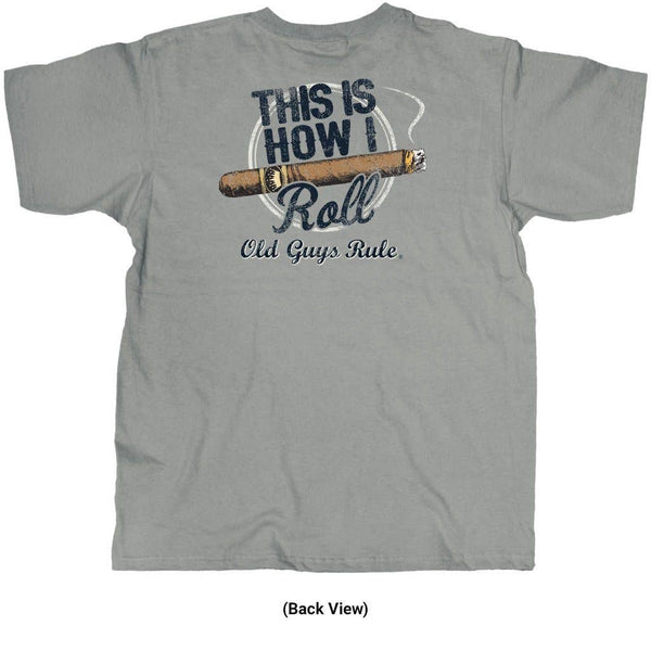 Old guys rule How I Roll gravel shirt