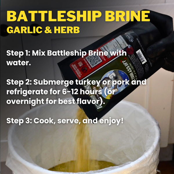 Battleship Brine – Garlic & Herb (8oz)