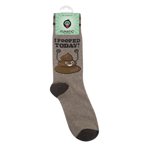 I Pooped Today Socks | Funny Unisex | Funatic