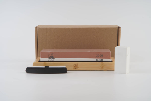 GBS Premium Whetstone Knife Sharpening Stone 2 Sid
