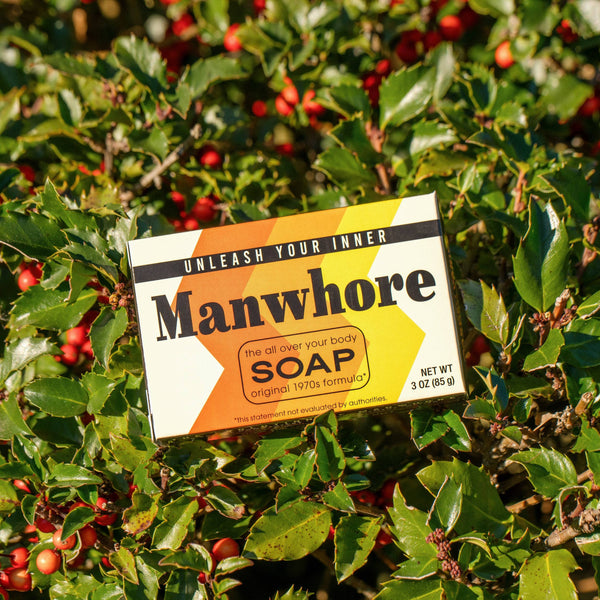 Manwhore Triple Milled Boxed Bar Soap | Funny Soap