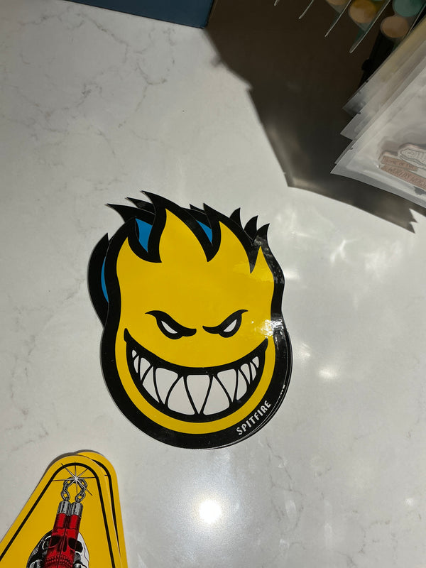 Spitfire fireball medium sticker