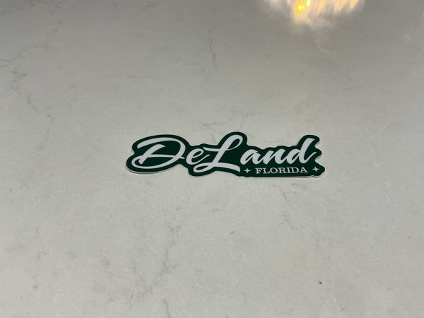 Script Souvenir Sticker with DeLand