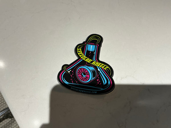 Speedlab wheels beaker sticker
