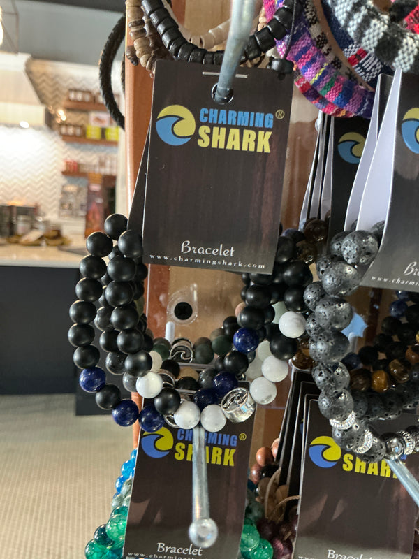 Charming Shark Stone Wave Bracelet J-2403