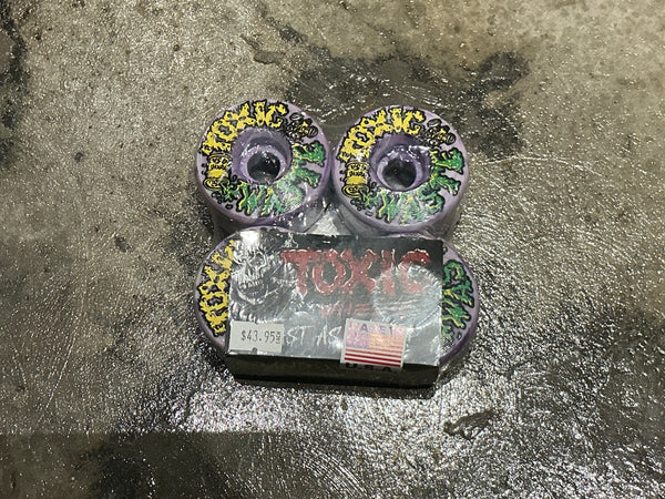Toxic waste medium hard super thane wheels 95 a