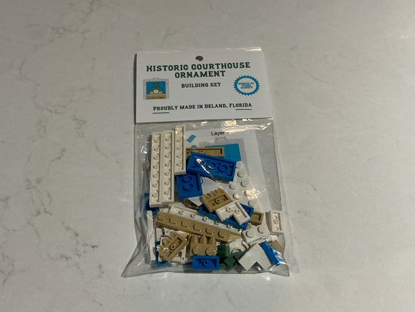 Historic Courthouse Ornament Lego Set