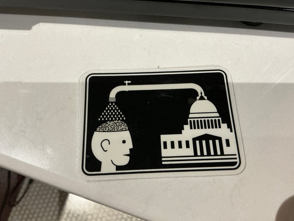 Brainwash sticker