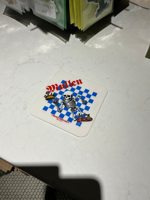 Bones brigade Mullen chess sticker