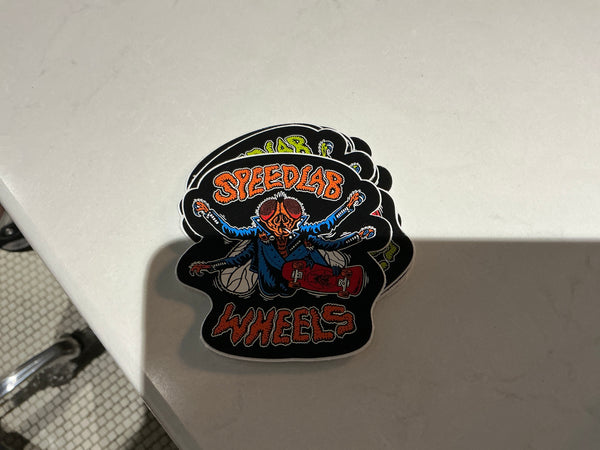 Speedlab wheels fly sticker