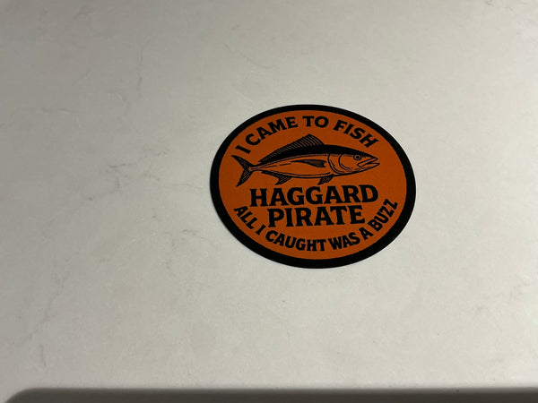Haggard Pirate All I Caught Sticker