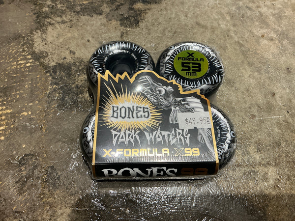 Bones X formula dark waters black version five side cut 53 mm 99 a