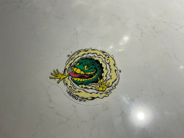 Grimple stix sticker small
