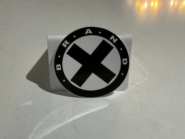 Brand X Simple Sticker