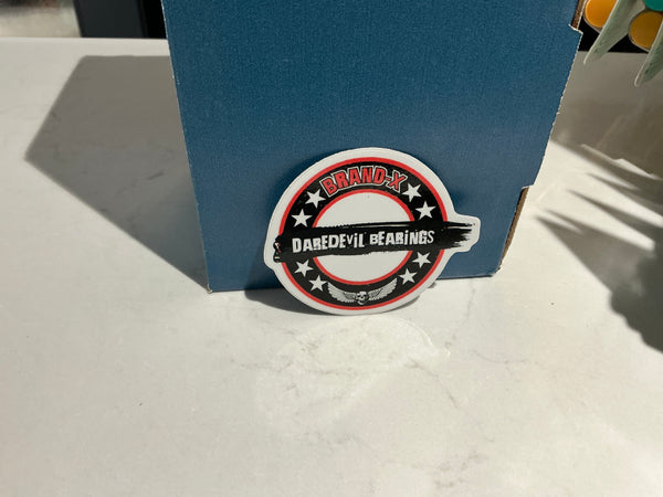Brand X daredevil bearings sticker