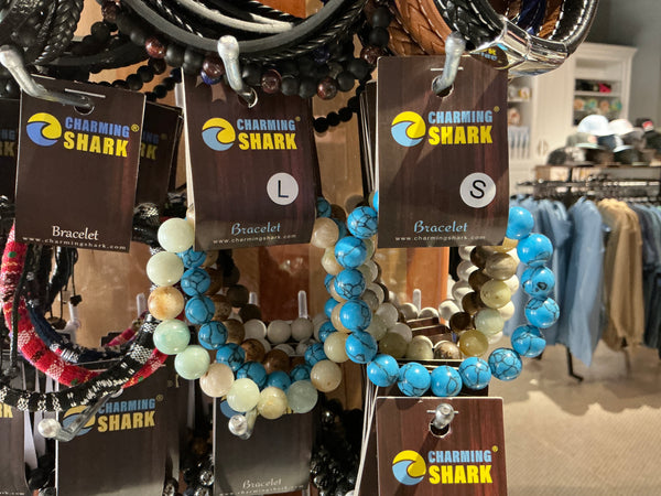 Charming Shark Large Stone Bracelet J-1067