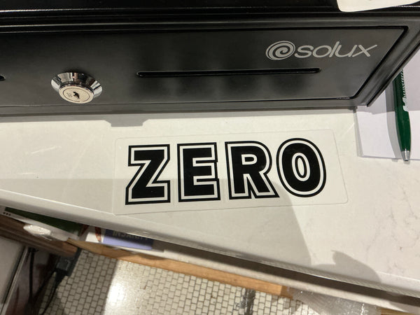 Zero sticker