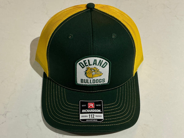 Vintage deland DeLand Bulldogs Richardson 112 Retro Patch Trucker