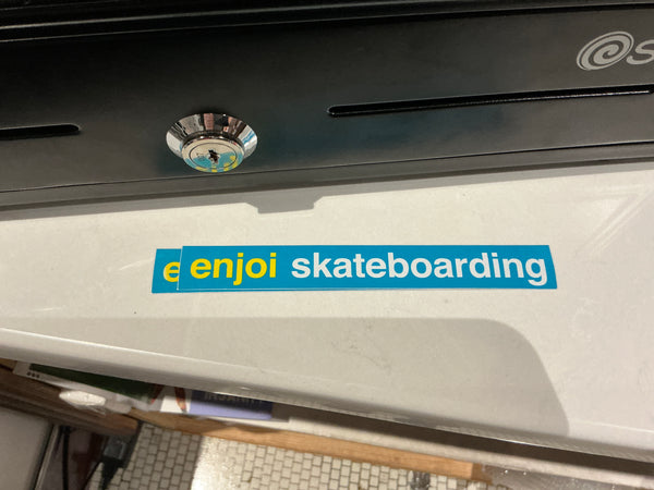 Enjoi skateboarding sticker