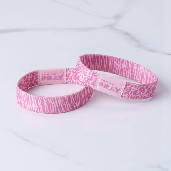 Tap To Pray™ Wristbands - Safari Rose