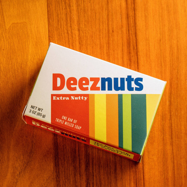 Deez Nuts Triple Milled Boxed Bar Soap | Funny Soap