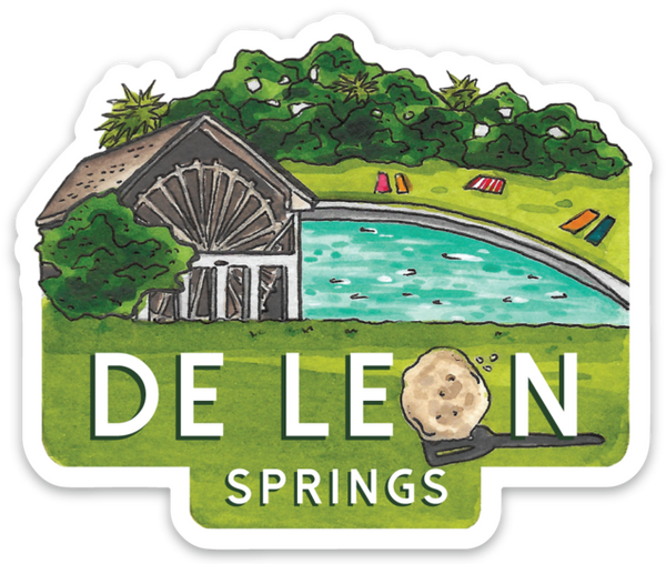 De Leon Springs Sticker