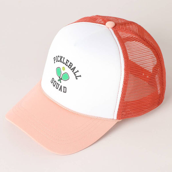 Pickleball Squad 2 Tone Trucker Hat with Lining