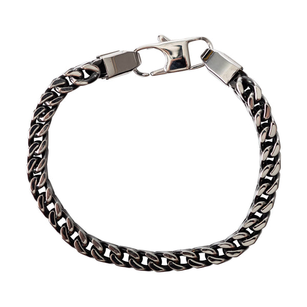 Stainless Link Cuff | Men's Stainless Steel Cuff Bracelet