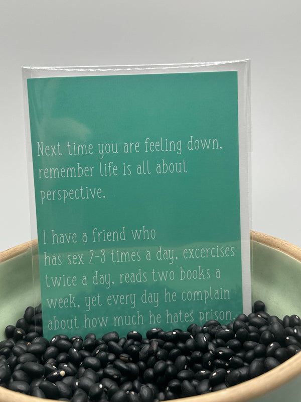 Its all about Perspective Greeting Card