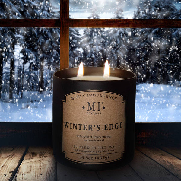 Winter's Edge 2-Wick Scented Candle, Soy Blend Wax, 16.5oz