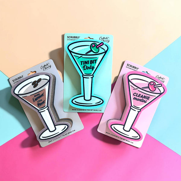 Martini Scrubbly Sponge - Tini Bit Dirty