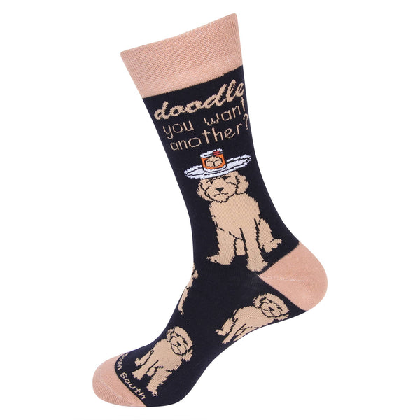 Doodle You Want Another Golden Doodle Socks