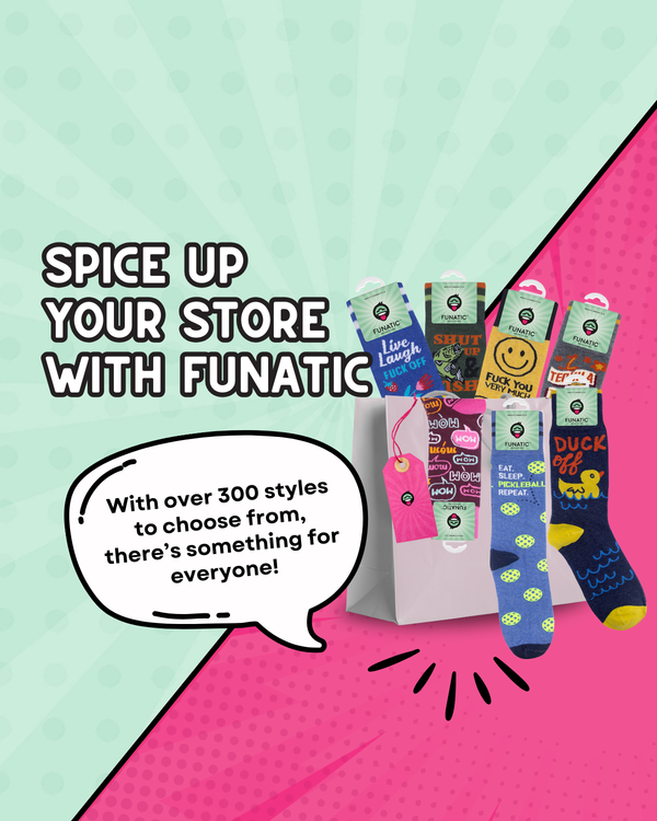 Shut Up & Fish Socks | Fishing | Funny Unisex | Funatic