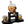 Skull Decanter Set & 2 Skull Glasses - 750mL - Halloween