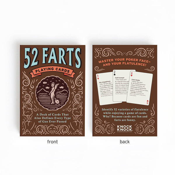 52 Farts Playing Cards filled 12-pack POP