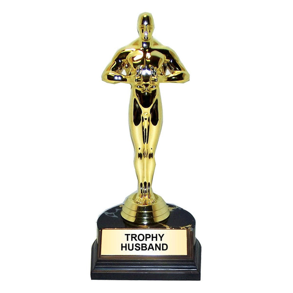 Valentine's Trophy - Trophy Husband - Gold - (7 inches)