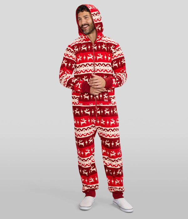 Home For The Holidays Jumpsuit - Men's Christmas Onesie