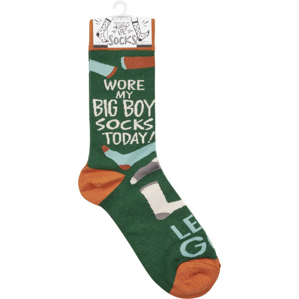 Wore My Big Boy Socks Today Socks