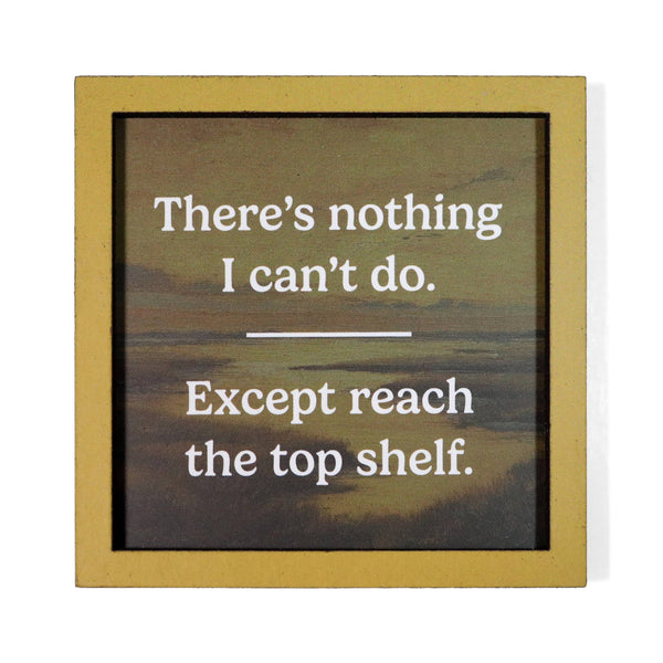 Reach the Top Shelf - Funny Wooden Magnet