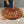 Round End Grain Acacia Wood Cutting Board w/ Cutout Handles