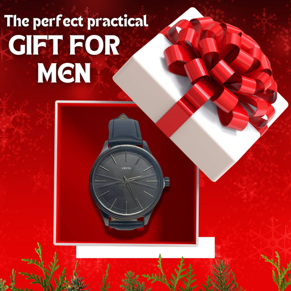 GENTS 42 mm Men’s Minimalist Leather Watch
